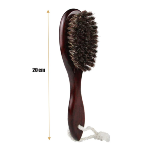 Wooden Handle Horse Bristle Neck Brush H71