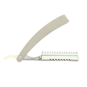 Stainless Steel Shaving Razor #98215 (FREE 10pcs Japan Special Feather Cut Blades)