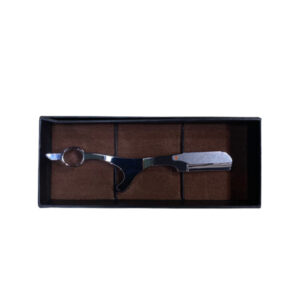 Barber Finger Metal Shaving Razor (Silver)