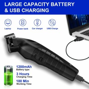 KEMEI Black Hair Trimmer KM-2299 & Clipper KM-2296