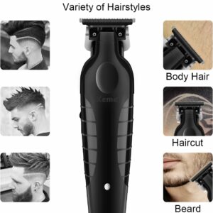 KEMEI Black Hair Trimmer KM-2299 & Clipper KM-2296