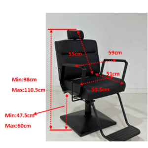 Kingston Barber Chair NU1 - Black