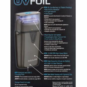 BaBylissPRO UV-Disinfecting Metal Foil Shavers