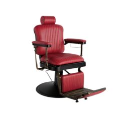 Barber Chair Leather Golf (Red)