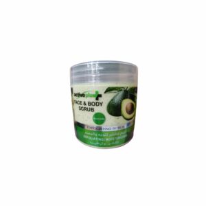 Activeplus Face & Body Scrub Strawberry/Apricot/Avocado Exfoliating  & Moisturizing Scrub