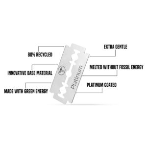 [NEW] MY-Blades Platinum double edge/Half Blade 100's German Steel with Extra Coating & Hard Blade