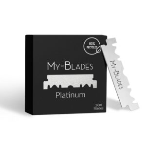 [NEW] MY-Blades Platinum double edge/Half Blade 100's German Steel with Extra Coating & Hard Blade