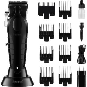 KEMEI Black Hair Trimmer KM-2299 & Clipper KM-2296
