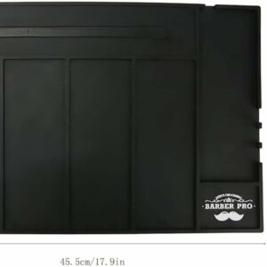 BarberPro Magnetic Rubber Station Mat (USB & Charging Cables) #MGM01/ #MGM02