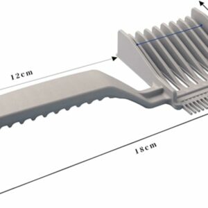 Hair Cut Curved Positioning Comb #CP23 (Grey)
