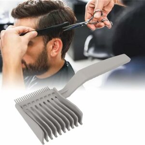 Hair Cut Curved Positioning Comb #CP23 (Grey)