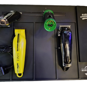 BarberPro Magnetic Rubber Station Mat (USB & Charging Cables) #MGM01/ #MGM02