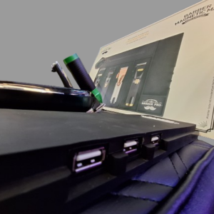 BarberPro Magnetic Rubber Station Mat (USB & Charging Cables) #MGM01/ #MGM02