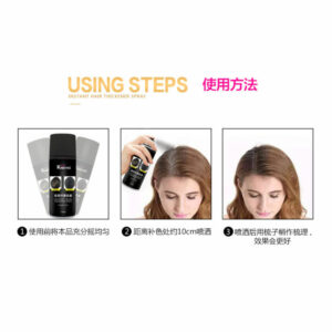KingYes Hair Thickening Fiber Spray 130ml Instant Hair Build Hair Fiber Spray