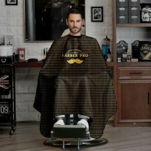 Barber Pro Graphic Pattern Cutting Cape for Barber