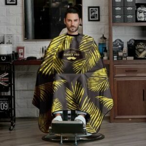 Barber Pro Graphic Pattern Cutting Cape for Barber