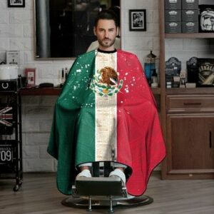 Barber Pro Graphic Pattern Cutting Cape for Barber
