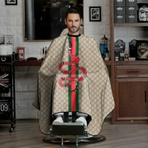 Barber Pro Graphic Pattern Cutting Cape for Barber