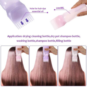 Dyeing Shampoo Bottle Oil Comb 180ML (Color Random) LP20