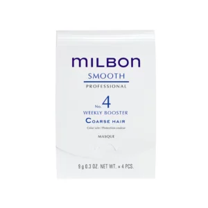 Milbon Smooth Fine Hair Bodifying Oil Coarse Hair Softening Oil No.4 Weekly Booster 9G x 4
