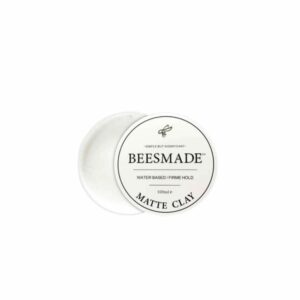 BEESMADE Matte Clay Water Based Firme Hold Pomade / Mattifying Powder Long Lasting Hold Natural Look