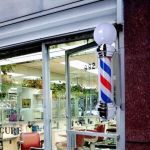 Barber Pole #HD68C (Chrome)