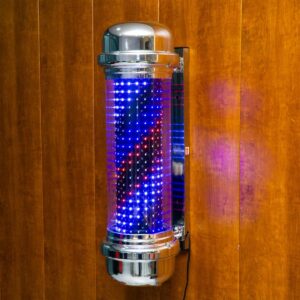 Barber Pole #HD71LED (Black) - 71CM