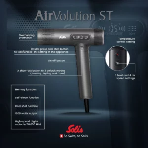 SOLIS Solis AirVolution ST Hair Dryer ST 230