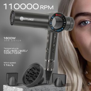STYLANCE Hair Dryer Ionic