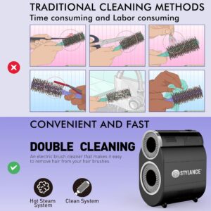 Stylance Electric Hair Round Brush Cleaner Machine Steamer