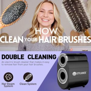 Stylance Electric Hair Round Brush Cleaner Machine Steamer