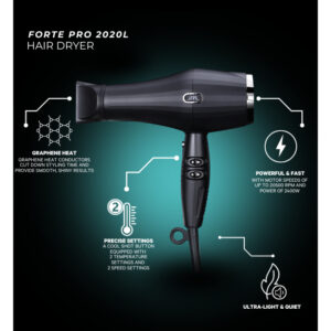 JRL Pro Forte 2020L Professional Salon Hair Dryer