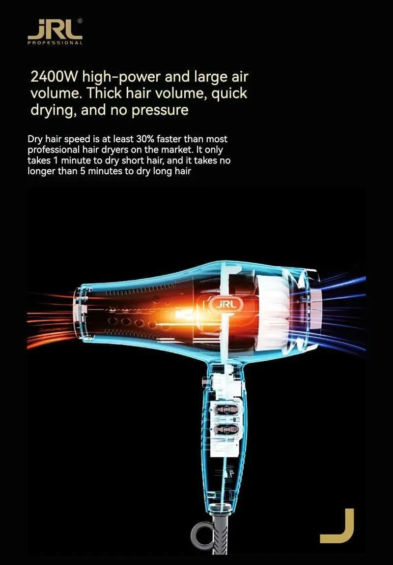 JRL Pro Forte 2020L Professional Salon Hair Dryer