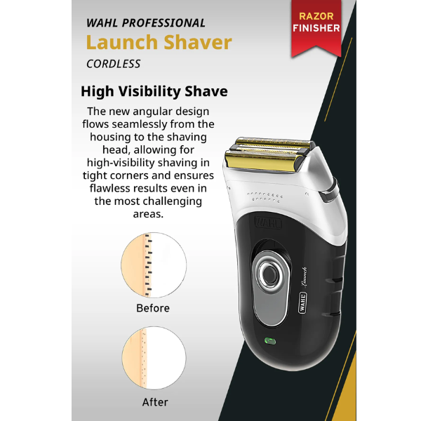 Wahl Professional Cordless Double Foil Launch Shaver 7065L