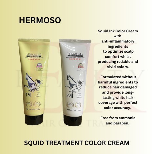 Hermoso Hair Dye Professional Squid Treatment Color Cream (250g x 2)