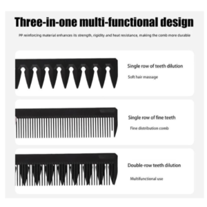 BarberTop Plastic Folding Comb 2 in 1 #SS24