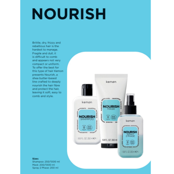 Kemon Care Nourish Shampoo Mask Spray