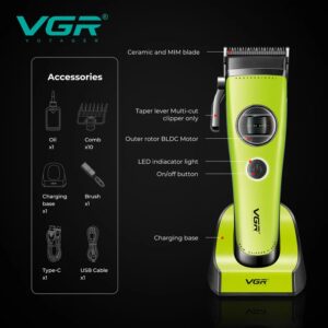 VGR Pro Outer Rotor BLDC Motor Trimmer V880T