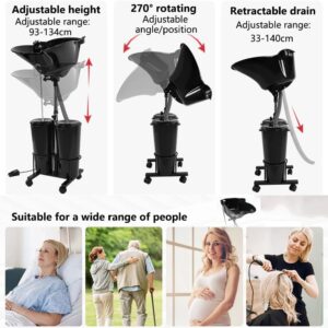 Portable Fibre Shampoo Basin with Water Drum