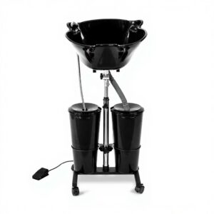 Portable Fibre Shampoo Basin with Water Drum