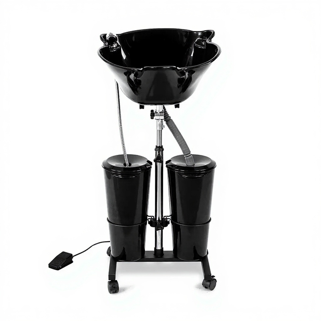 Portable Fibre Shampoo Basin with Water Drum