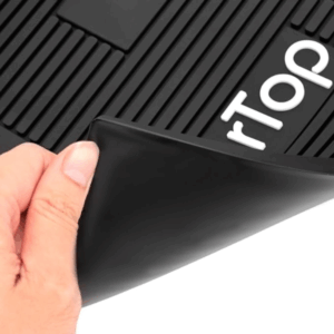 Barber Top Magnetic Rubber Station Mat ( L-Black )