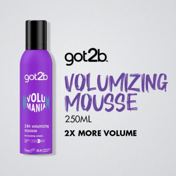 Schwarzkopf Got2b Volumania 24h Volumising Mousse