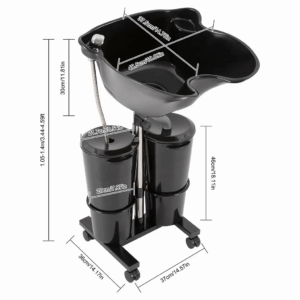 Portable Fibre Shampoo Basin with Water Drum