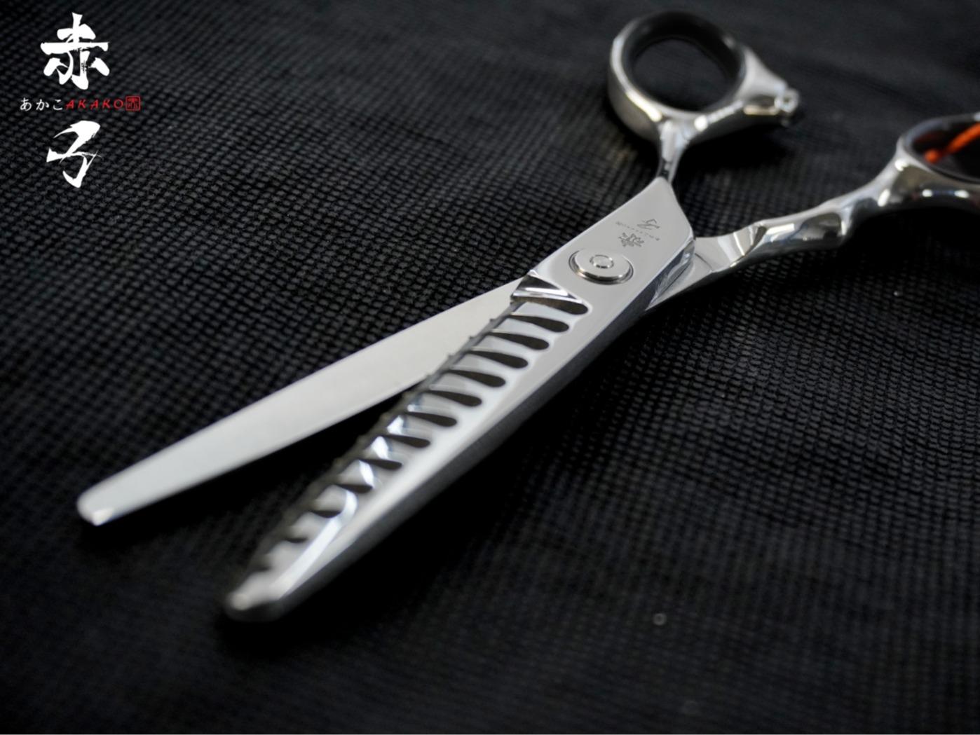 Akako Premium - VG10 Pro Series 6.70 inch Fish Bone Thinning Scissor
