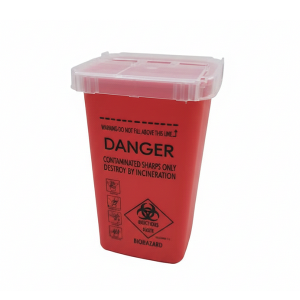 JRL Sharp Blade Waste Container (Yellow/Red)