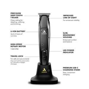 Andis Slimline Pro II Trimmer Lightweight Trimmer  7000rpm