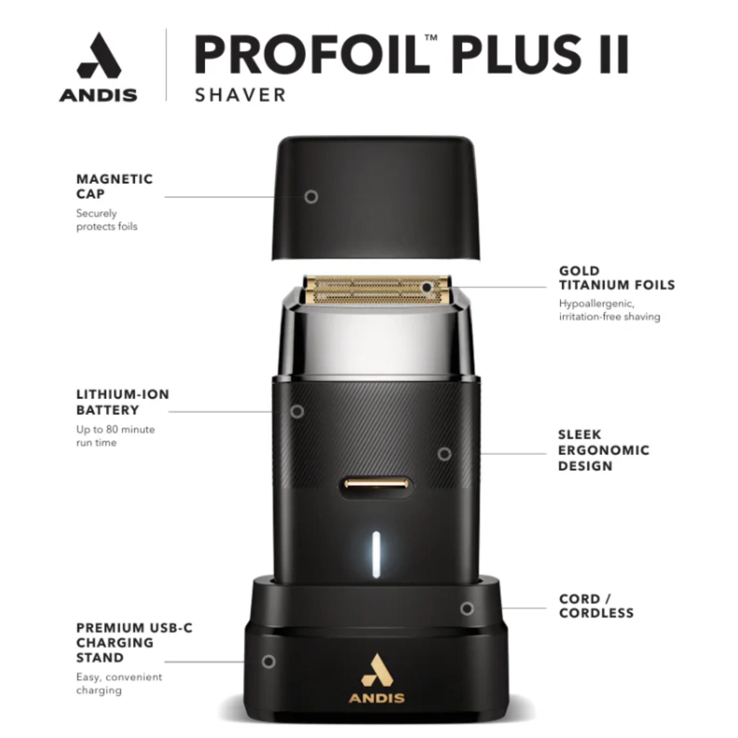 Andis Profoil Plus II Shaver