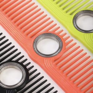 Eagle Comb Professional Spinning Comb 21/22cm Cm Green White Orange Purple