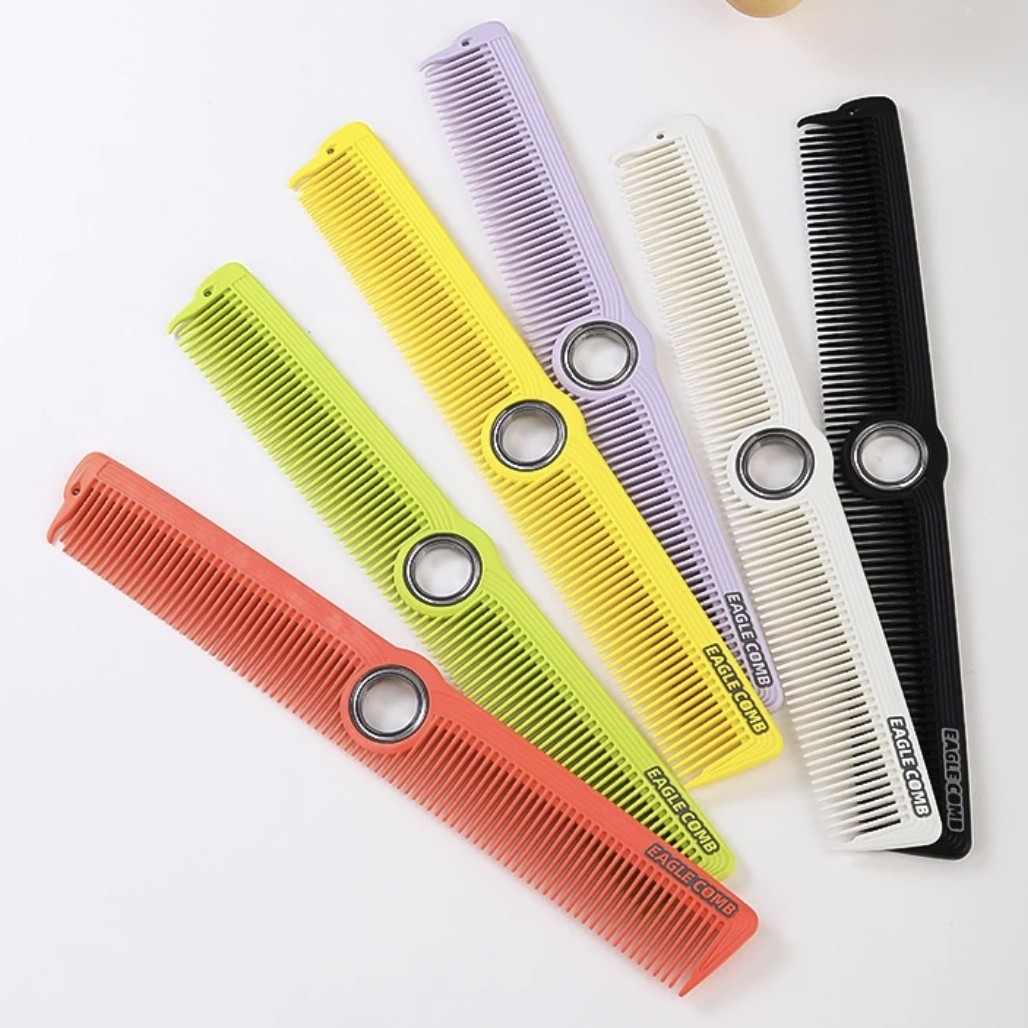 Eagle Comb Professional Spinning Comb 21/22cm Cm Green White Orange Purple